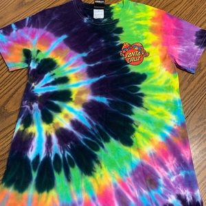 Tye Dye Santa Cruz Mushroom Tee!